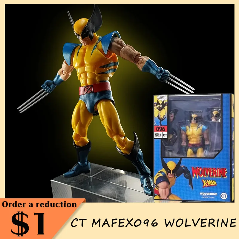 

New Ct Toys Wolverine Action Figure Mafex No.096 Anime Figures X-Men Figurine Deadpool Wolverine Collect Doll Model Toy Ornament