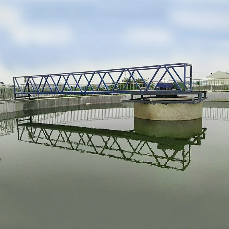 Guangdong industrial municipal sewage sedimentation tank half-bridge peripheral transmission scraping and  center
