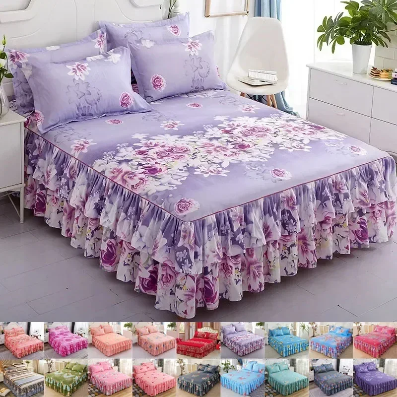 3PCS Multi-size Sheet Duvet Cover Pillowcase Home Textile Bedding Single Piece Bedding Single Person Double Quilt Cover