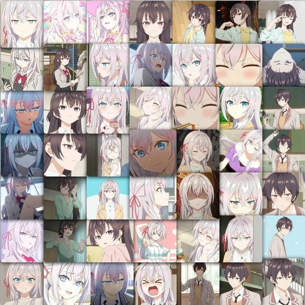 

10/30/59pcs Alya Sometimes Hides Her Feelings In Russian Stickers Girls Alya Anime Sticker Scrapbooking Phone Laptop Kuze Decals