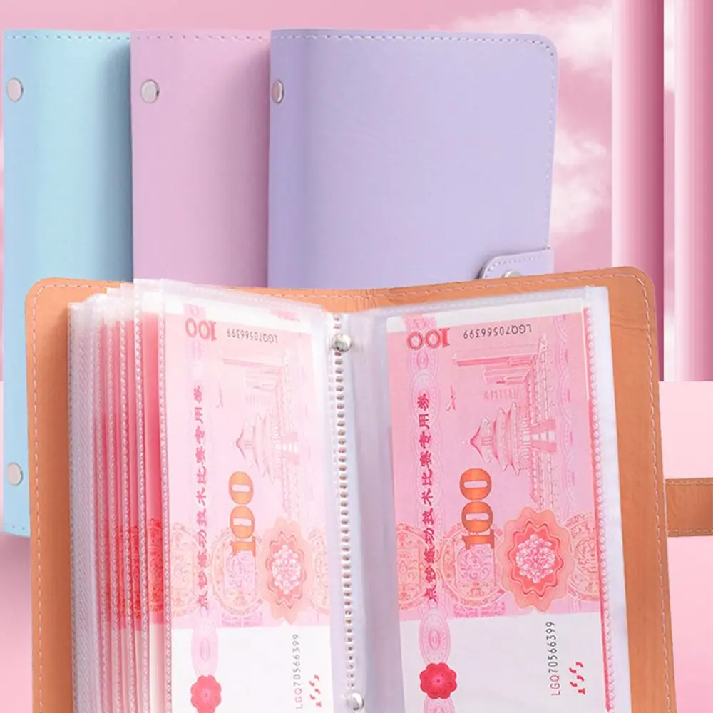 

Save Money 100 Envelopes Money Saving Challeng Large Capacity PU Savings Challenges Sheets Reusable Waterproof