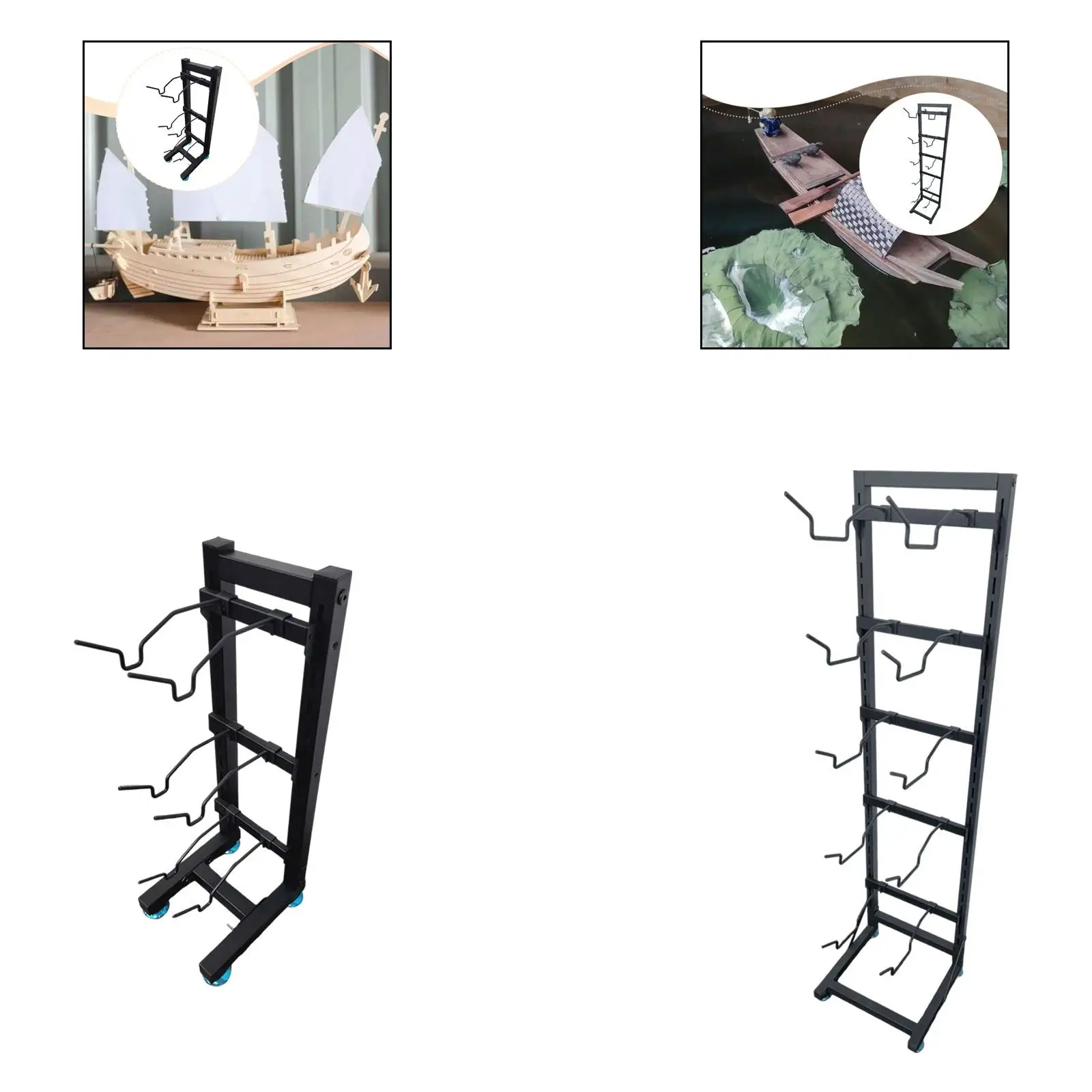

Стойка-органайзер для моделей лодок RC: прочная многофункциональная полка для гаража и выставочных залов, держатель для корабельных моделей