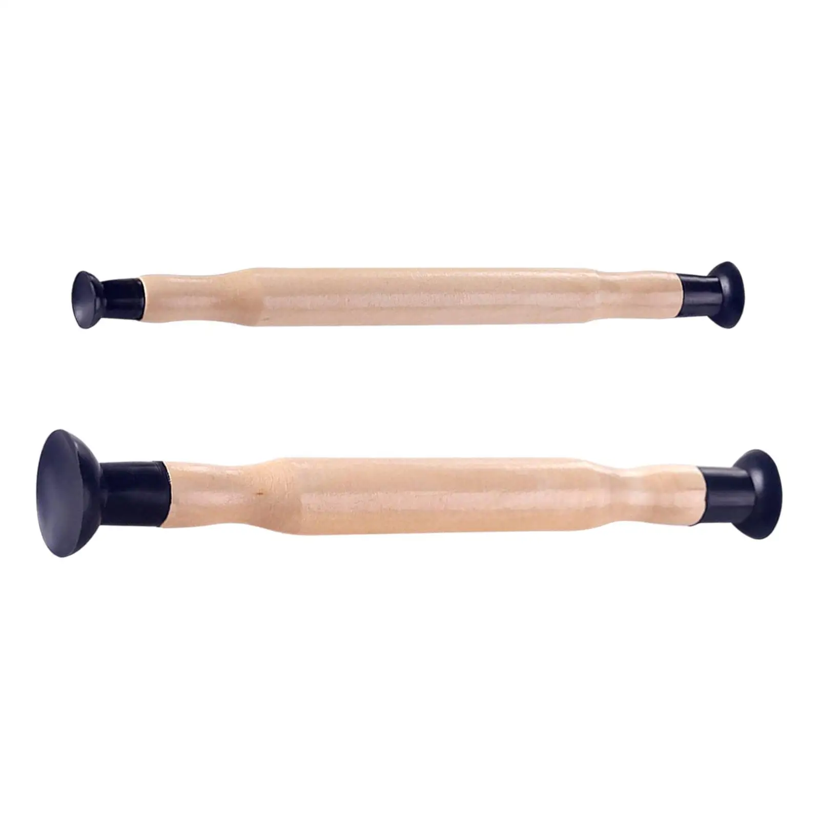 2 قطعة صمام قبضة مزدوج الأطراف عصا طحن يدوية لـ #4