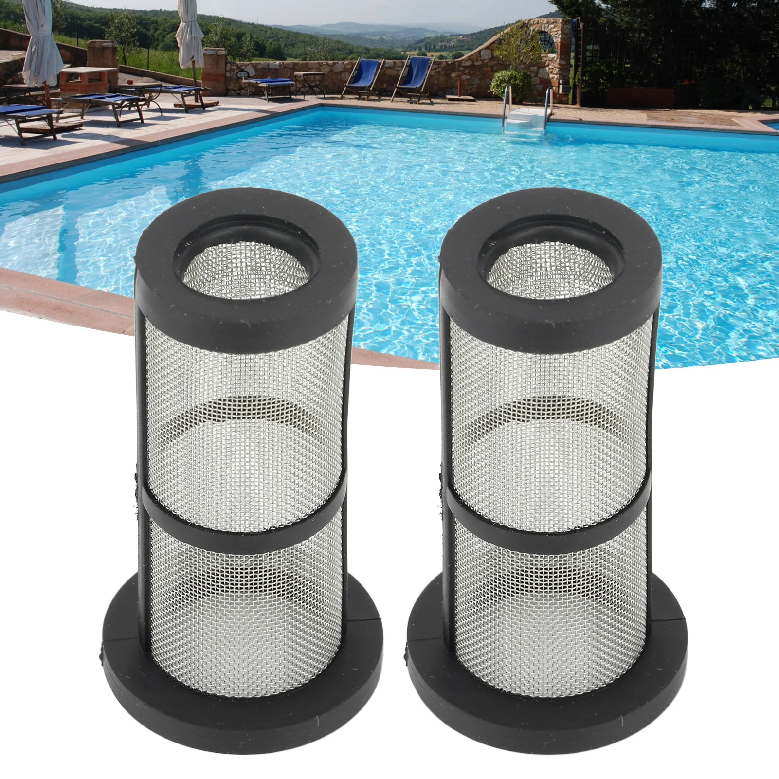 2Pcs Pool Cleaner Filter Screen Durable In Line Filter Screen Replacement Compact for Zodiac Polaris 280 380 Washer Inlet Filter