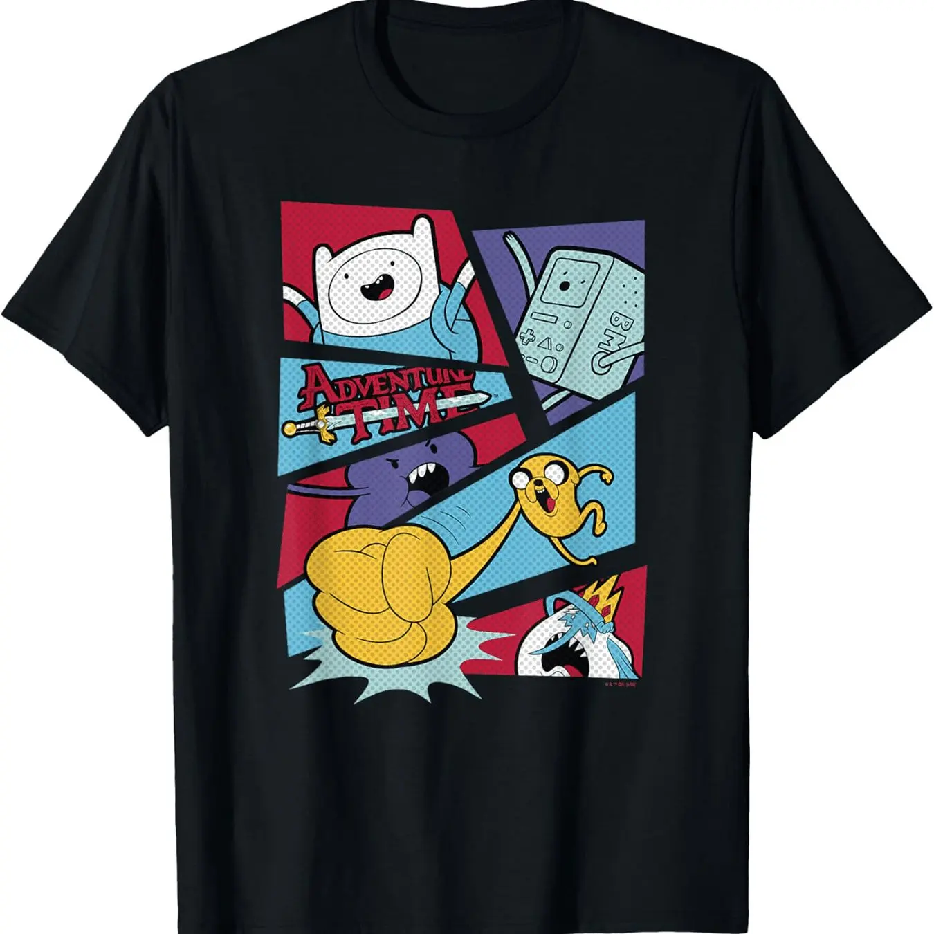 

Adventure Time Graphic Printing Summer Autumn Winter Cotton Men's and Women's T-Shirts Short Sleeves Luxury Outdoor Sports Brand