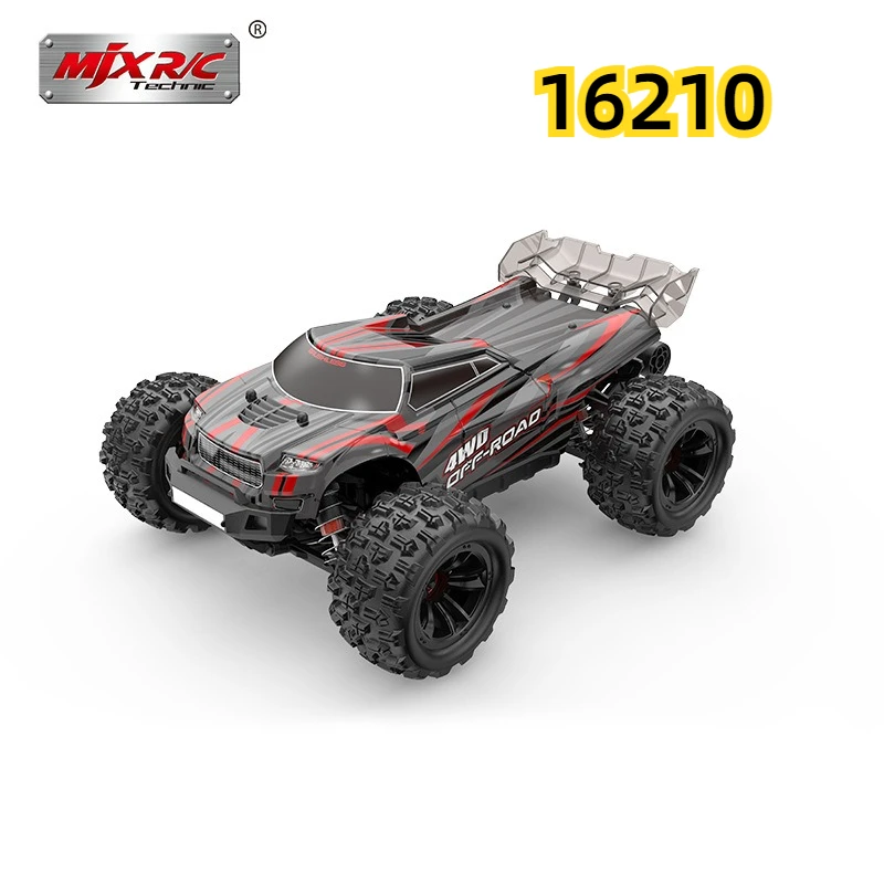 MJX-coche todoterreno teledirigido de alta velocidad para adultos, camión de ruedas grandes, sin escobillas, Control remoto 4WD, 16207/16208/16209/16210