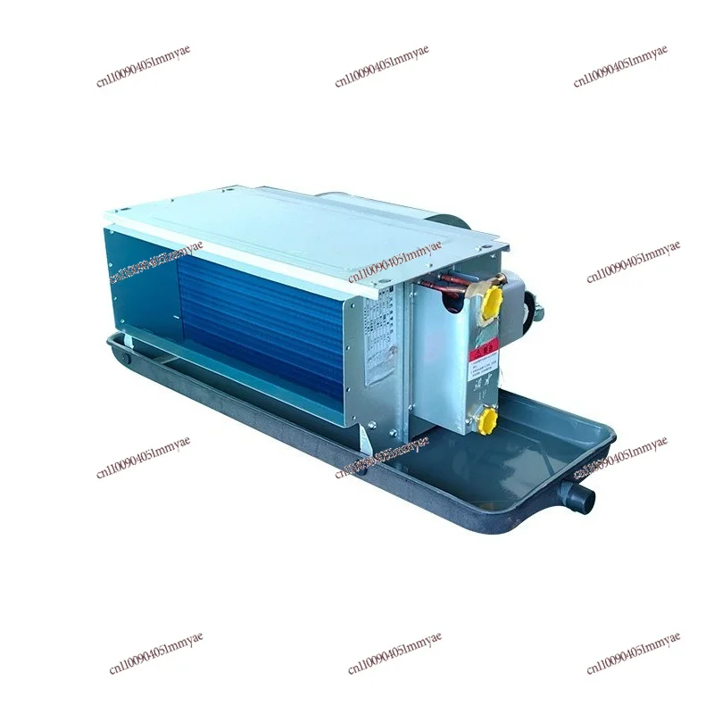 Fan coil large air volume factory workshop air duct machine central air conditioner end horizontal concealed fan