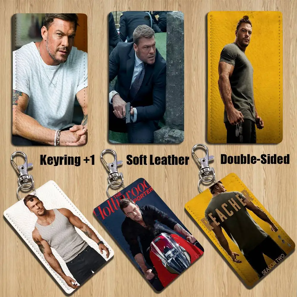 

muscle man J-Jack Reacher Cartoon Singer Anime Card Keychain Fashion Pendant Bag ID Door Card Case Bus Card Cute Adult