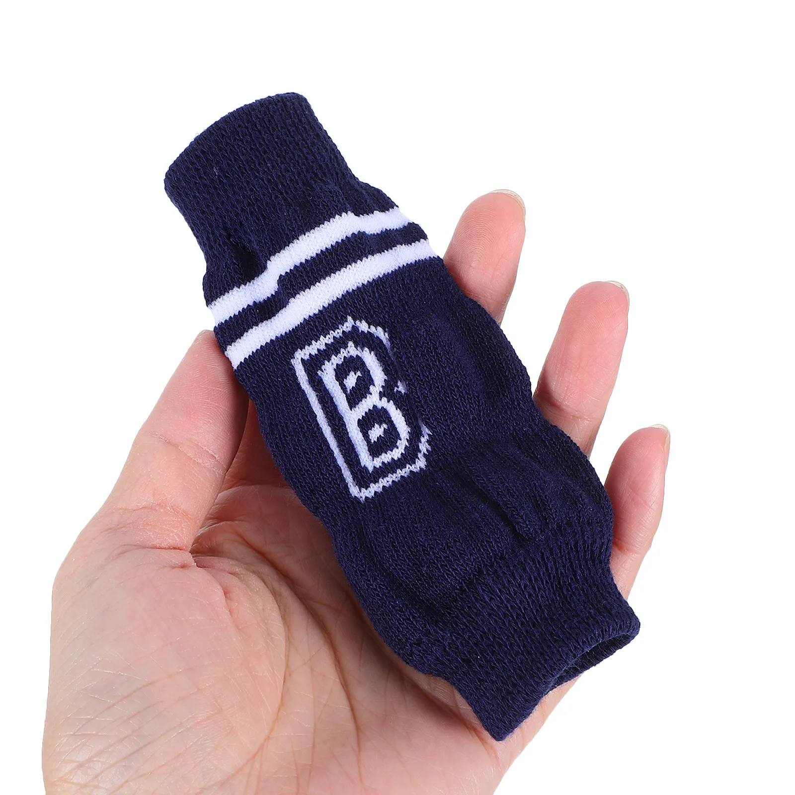 4pcs Knitted Dog Leg Warmers Pet Elbow Protector Soft Comfortable Dog Joint Sleeves Washable Pet Socks For Dogs view 3