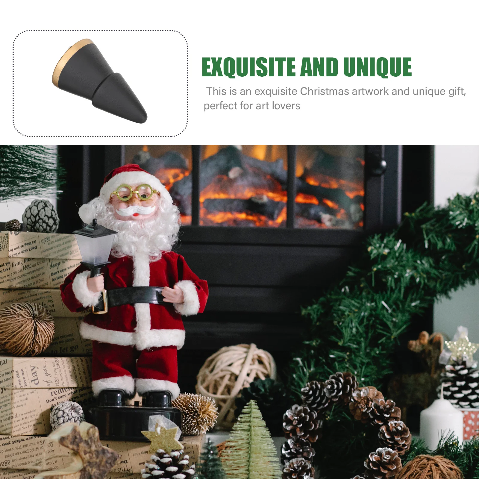 

Chic Xmas Tree Adornment Creative Christmas Tree Modeling Exquisite Texture Home Office Living Room Decor Xmas Decoration