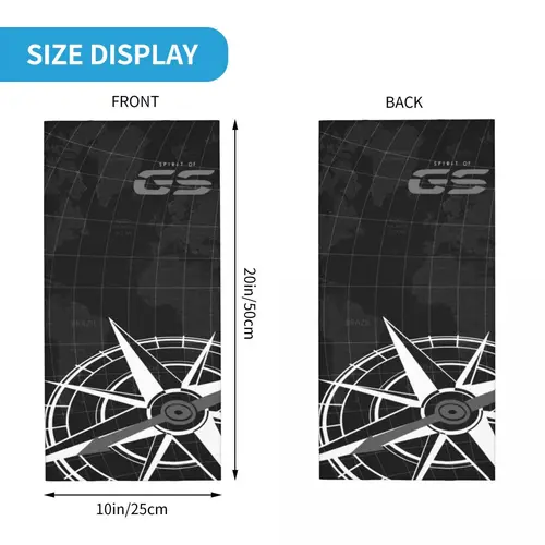 Imagen 2 del producto Bandana de aventura para motocicleta GS personalizada, calentador de cuello para hombres y mujeres, bufanda de tubo de esquí de invierno, polaina, cubierta facial de motorista