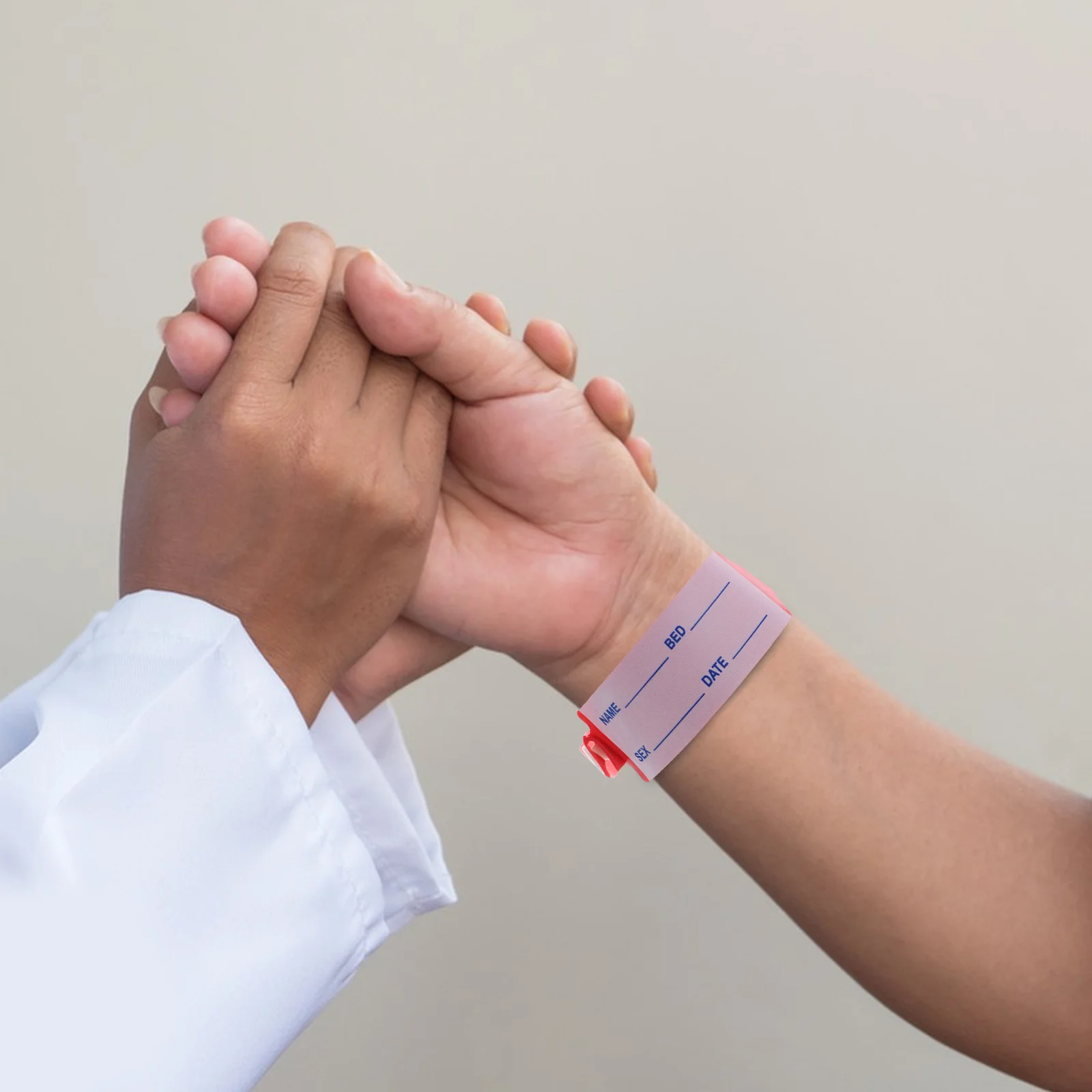 

100Pcs Medical Id Bracelets Disposable Patient Wristbands for Hospital Identification Nursing Admission Bands for Adults Elderly