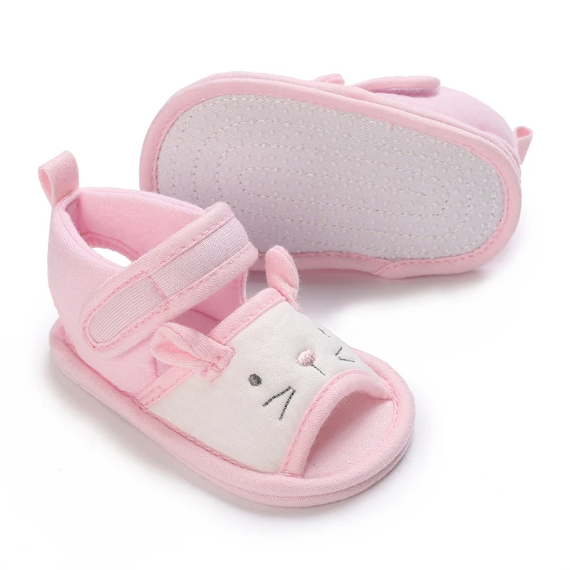 2022 New Baby Summer Comforted Breathable Beach Sandals Are Suitable For Baby Walking Shoes Of 0-18 Months In Solid Color