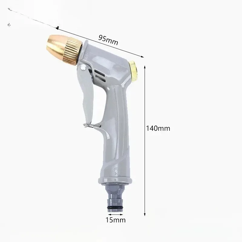 

For High Pressure Water Spray Gun Metal Brass Nozzle Garden Hose Pipe Lawn Car Wash Sprayer Sprinkler Car Wash Tool Water Guns