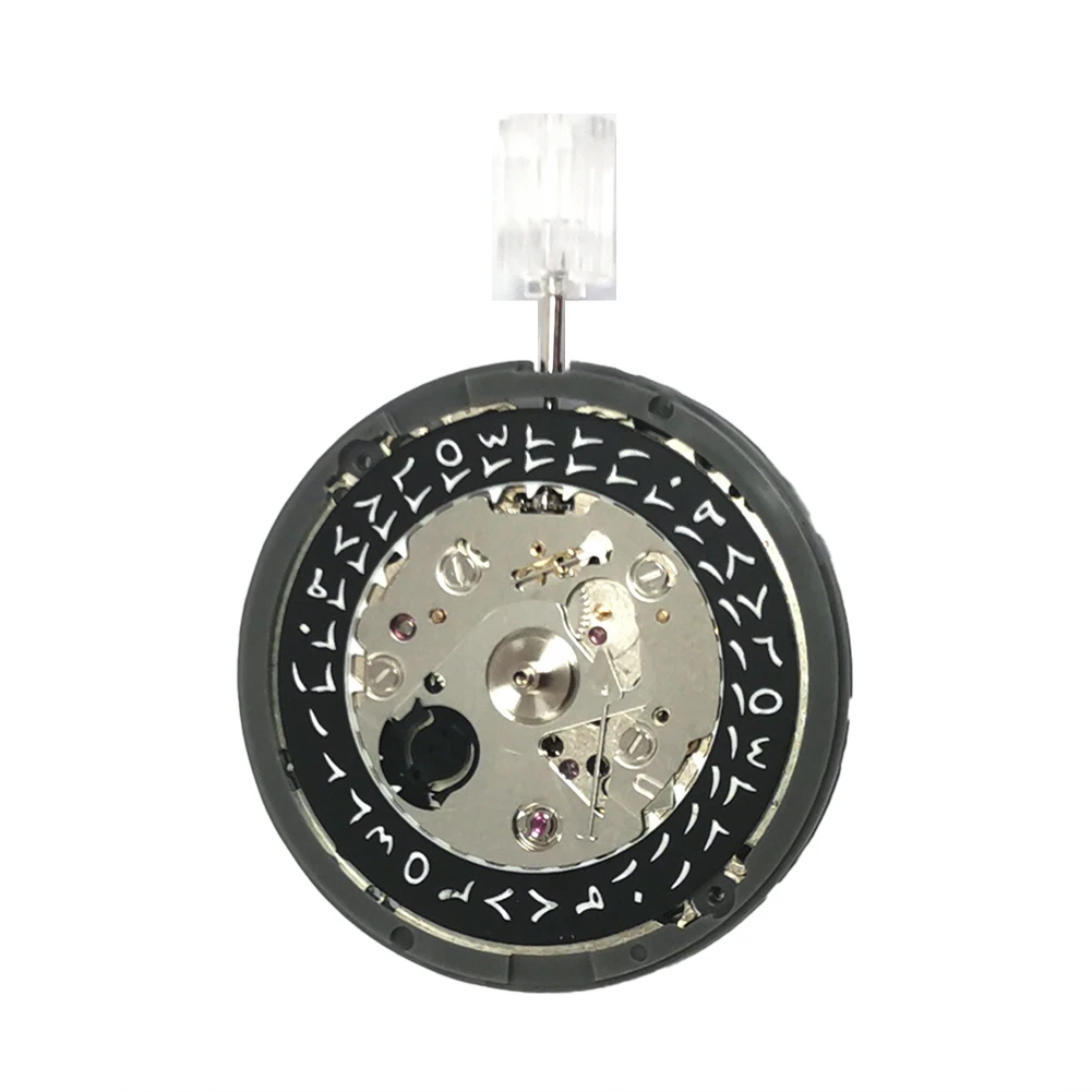 Arabic NH35 Automatic Mechanical Movement Disc At 3.0 Mod Replace Mechanism NH35A 24 Jewels High Accuracy Black