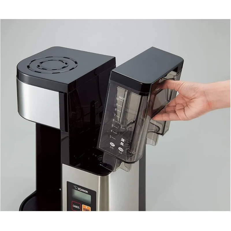 Zojirushi EC-YTC100XB 10-Cup Coffee Maker (Stainless Steel/Black)