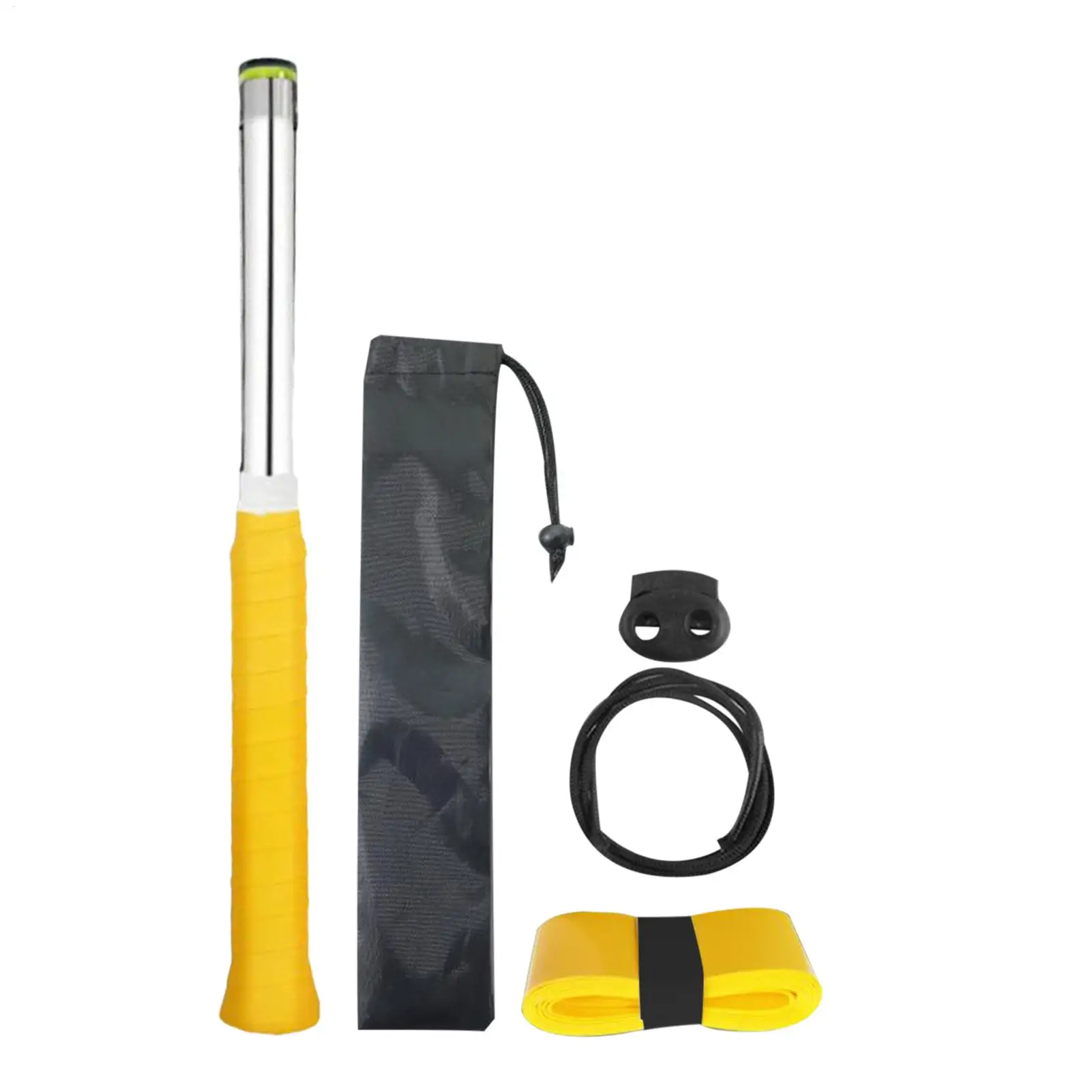 

Тренажер для ракеток для бадминтона Ракетка для бадминтона Power Swing Trainer Портативное тренировочное оборудование из нержавеющей стали Звуковая связь Спорт