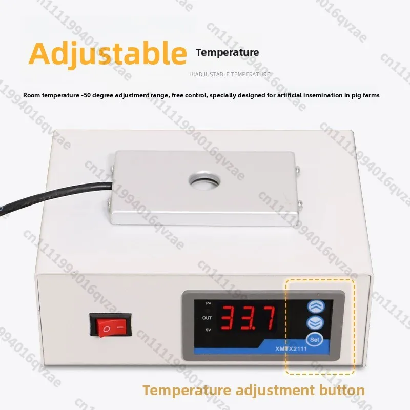 Constant Temperature Stage Microscope Heating Plate Temperature Adjustable Veterinary Digital Display Insulation Board
