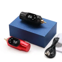 LED Mini Wireless Tattoo Power Supply For Tattoo Machine Portable Battery Touch Screen RCA Jack 2000mHa Lasting Makeup Supplies