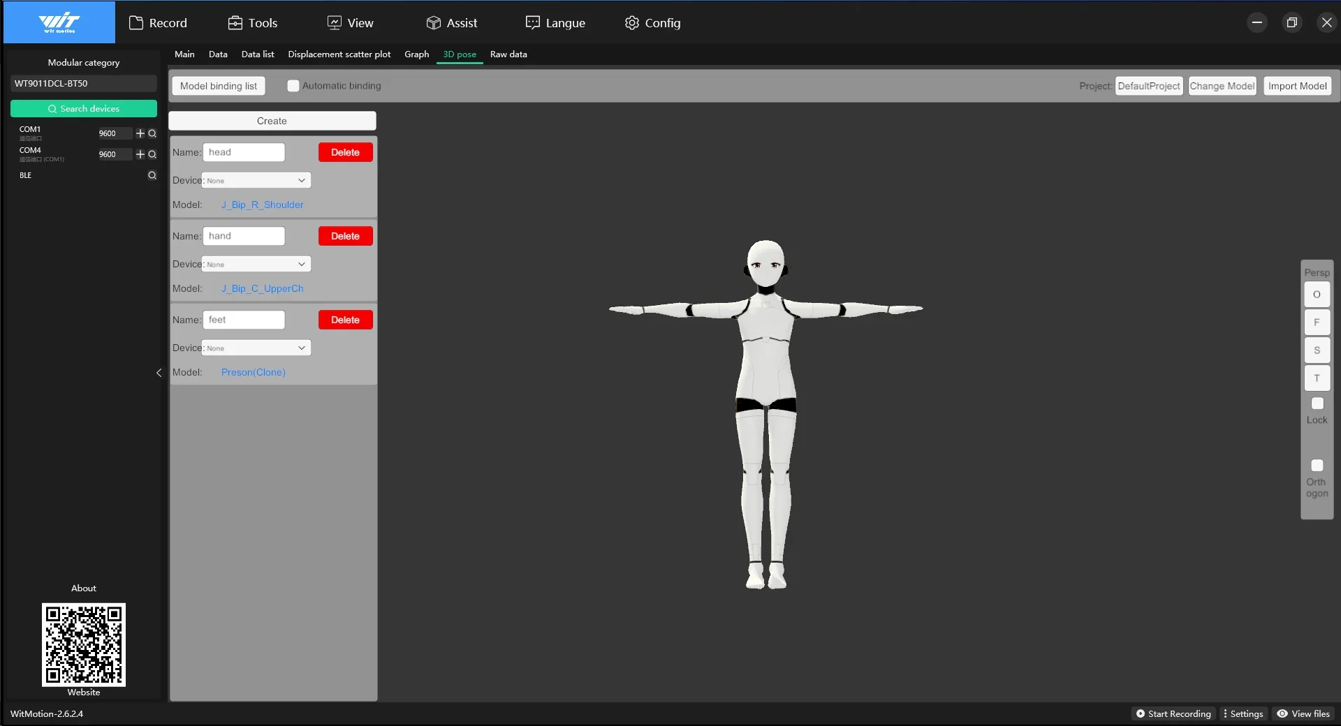 WT9011DCL Nieuwe WitMotion Bluetooth 5.0 Accelerometer Hoeksensor Elektronische Kompas Gyro voor Arduino