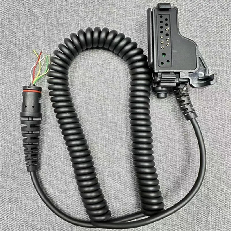 

Сменный микрофонный кабель для DIY Motorola XTS2500 XTS3000 XTS3500 XTS5000 HT1000 MTX838 PR1500 MTS2000 и т. д. Walkie Talkie