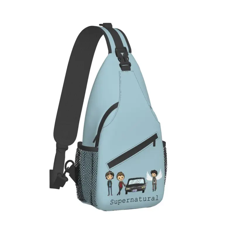 Lässige übernat ürliche Schlinge Cross body Rucksack Männer TV Wincherter Bros Schulter Brusttasche für Reisen Radfahren