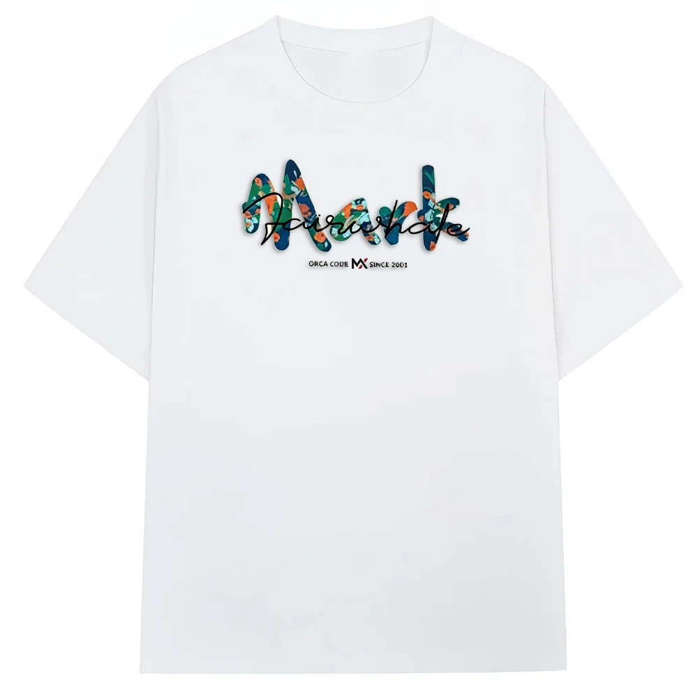MarsMax Brand Bestseller 100% Cotton Solid Color Versatile Men T-shirt Daily Casual Sweat-absorbing Breathable Short Sleeve