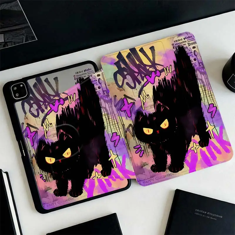 360°Rotatable Tri-Fold Stand Cover For iPad 10.2 7/8/9 4/5 10.9 10th iPad A16 2025 11 Air11/13 IPad Mini6 8.3 Pro 10.5 Pro11