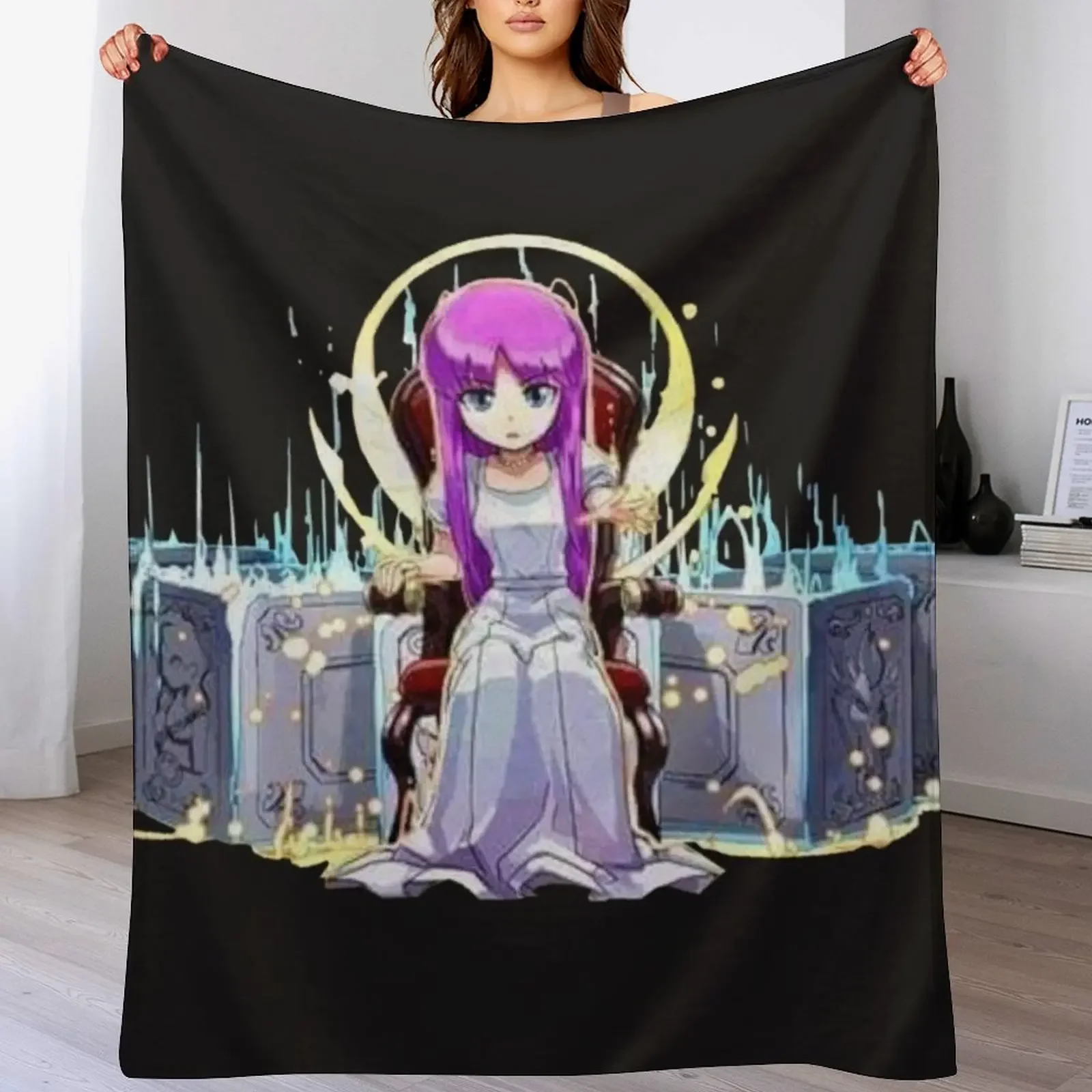 

SAORI ATHENA 1 CHIBI Throw Blanket Luxury St Giant Sofa heavy to sleep Designers Blankets
