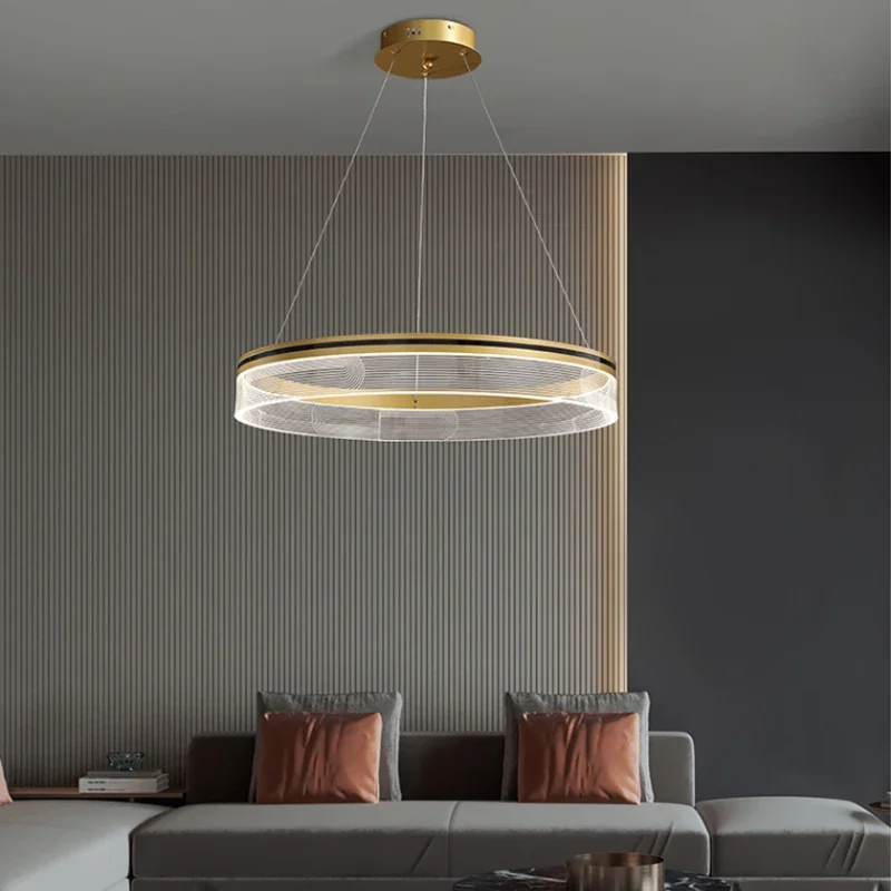 

New Design Black/Gold Modern LED Pendant Lights For Living Room Hall Dining Kitchen Bar Home Lighting Decoration Pendant Lamps