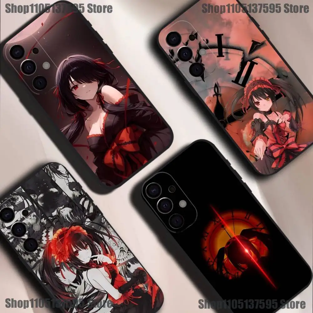 

Anime Kurumi Tokisaki Phone Case For Samsung S25,S24,S21,S22,S23,S30,Ultra,S20,Plus,Fe,Lite,5G Black Cover