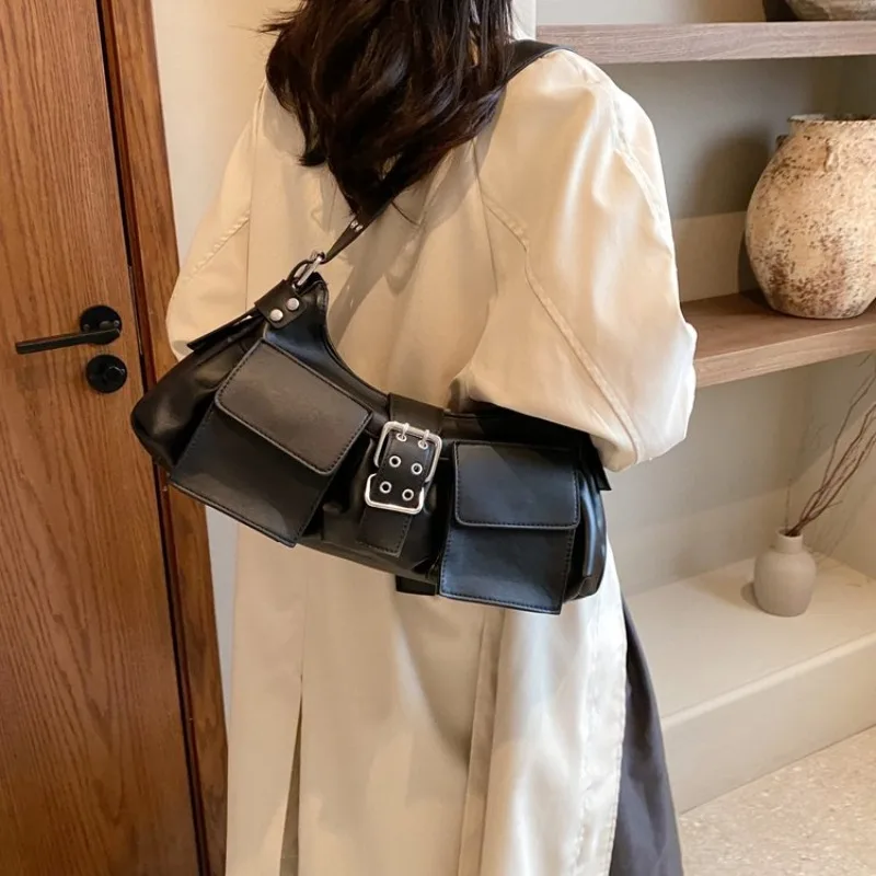 

Высококачественная изысканная сумка через плечо - современные нишевые модные дизайнерские костюмы для девочек, милые повседневные модные повседневные наряды в стиле ретро