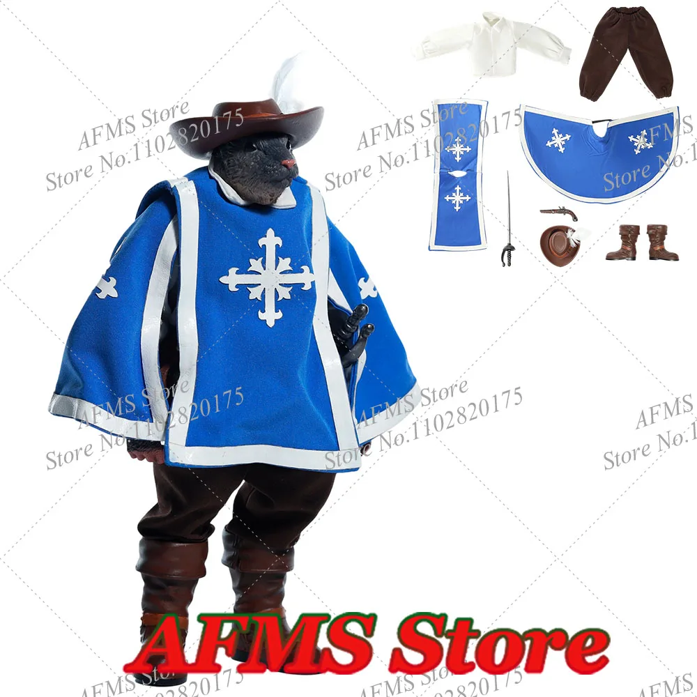 Коллекционная фигурка Four Knights Mythical Legion в масштабе 1/12: Король Мышей, Мушкетер, одежда с плащом, подходит для 6,5-дюймовых фигурок солдат
