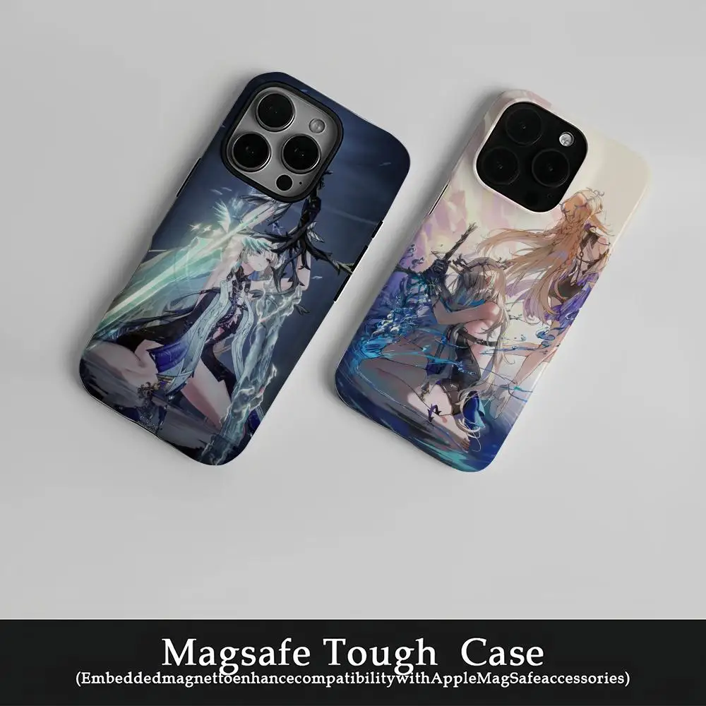 

Cute Cartethyia Phone Case Film Korean INS For IPhone 16 15 14 13 12 11 Pro Max Plus Luxury Magnetic Double-layer Cover