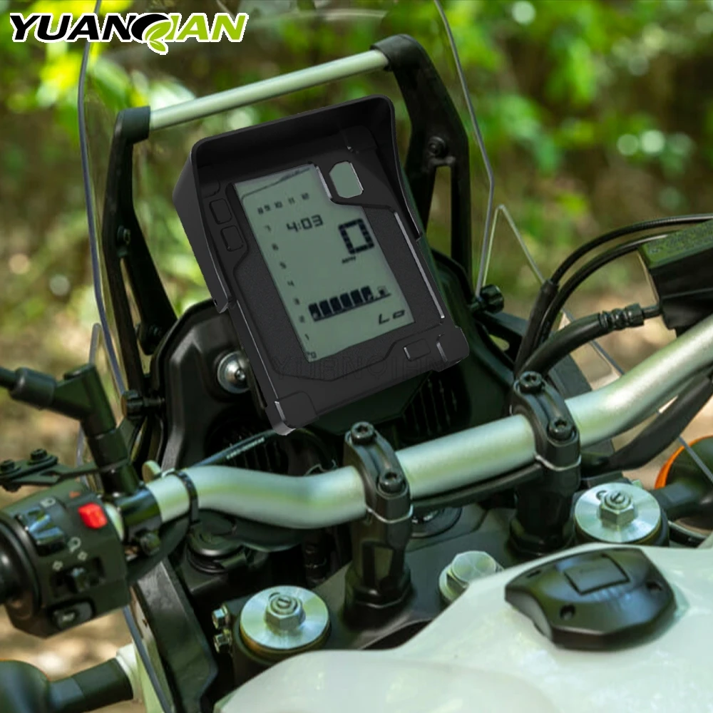 TENERE700 For Yamaha TENERE 700 XTZ700 T7 2019-2024 2025 TFT Display Anti Theft Bracket Sun Visor Dashboard Screen Protector