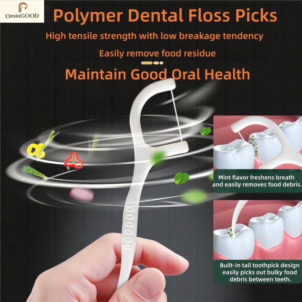 1-20 Box Portable Disposable Dental Floss Plastic Toothpick High-tension Dental Floss Stick Dental Floss Box ﻿Oral Care