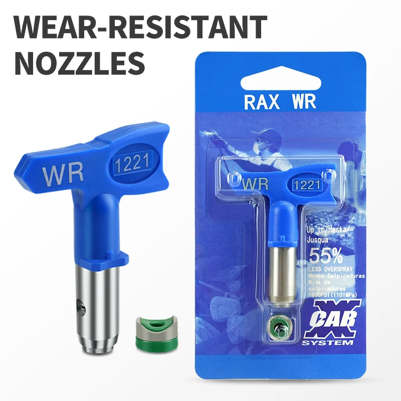 1Pack WR Airless Wide Nozzle High Pressure Nozzle Is Used For Construction Site Construction Home Decoration Whitewashing