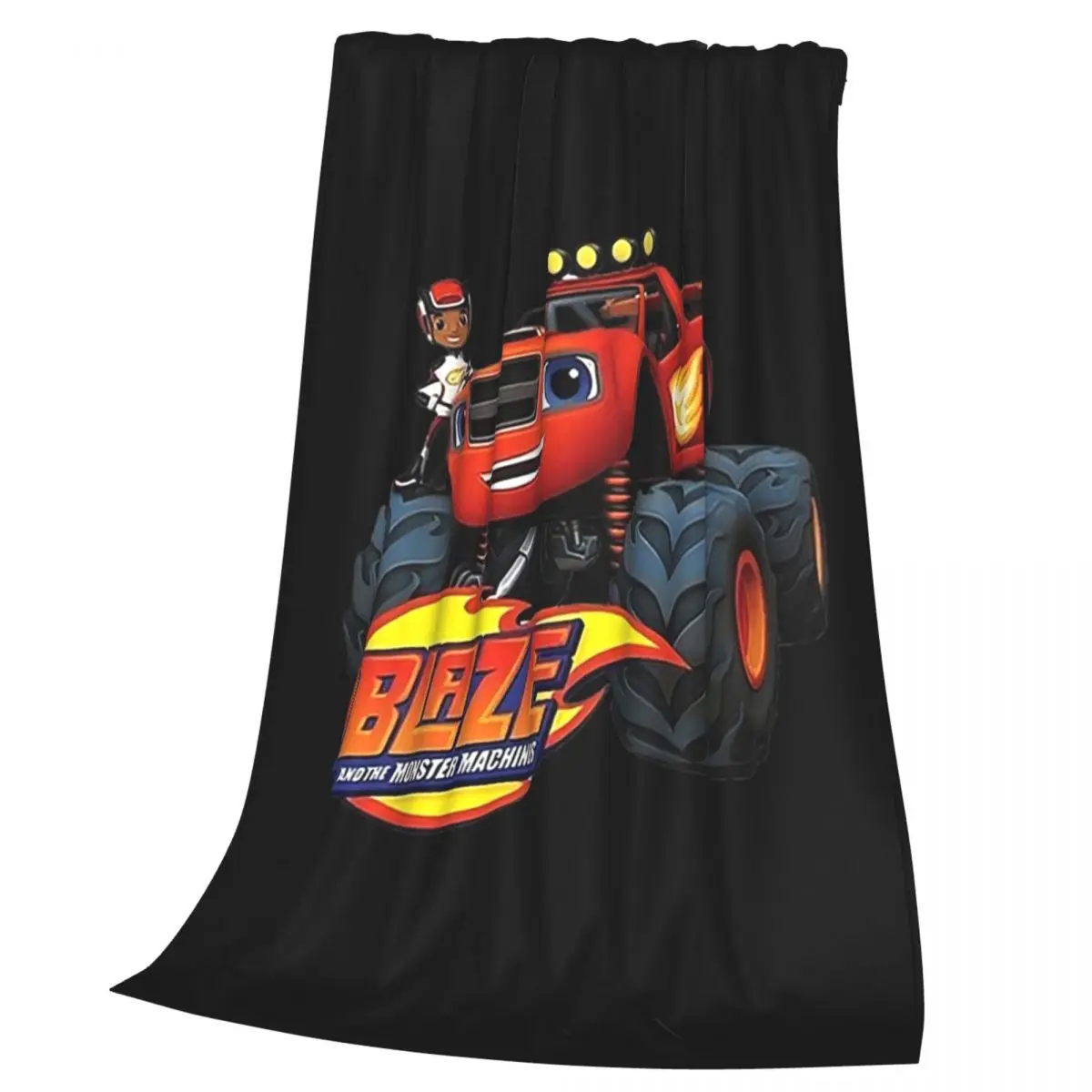 Blaze And The Monster Machines Blankets Soft Warm Flannel Throw Blanket Plush for Bed Living room Picnic Travel Home Couch