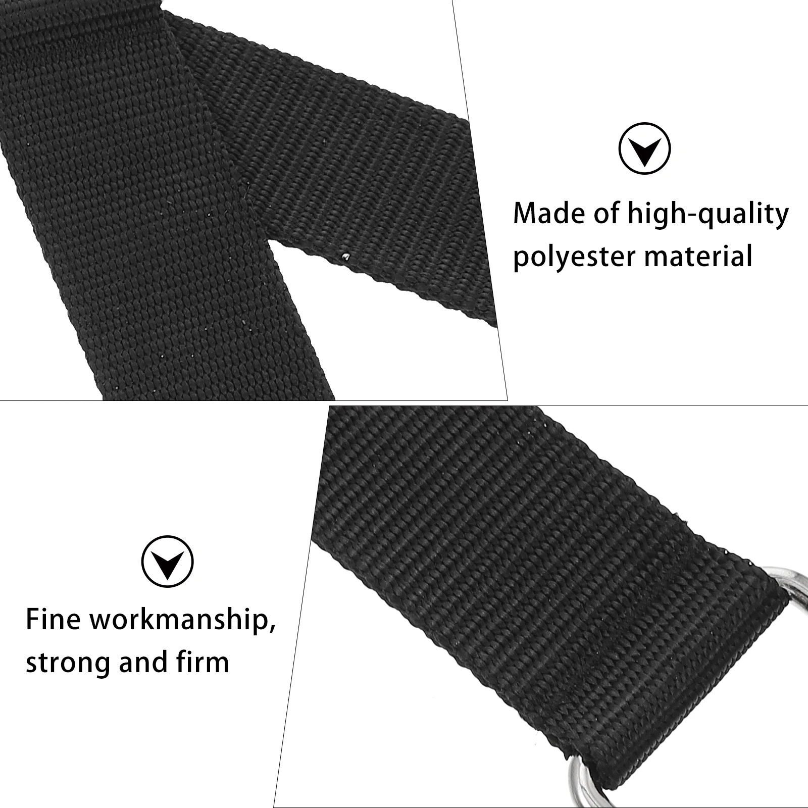 

2pcs Pulley Straps Portable Adjustable Weight Lifting Home Gym Fitness Supplies Sports Accessories Swing Straps Pulley