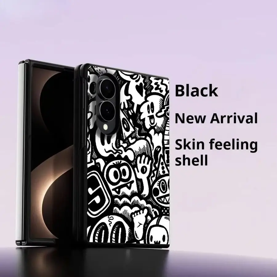 Cool Street Graffiti Case for Samsung Galaxy Z Fold 8 ZFold8 ZFold Wide Z Fold8 Wide Luxury Phone Cover