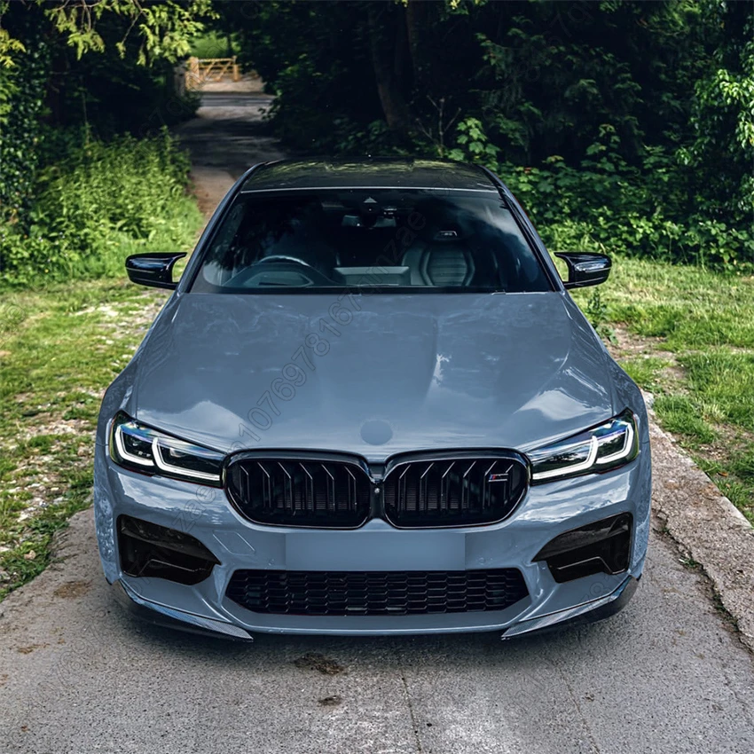 

Front Bumper Side Lower Splitter Lip Diffuser Body Kits Spoiler For BMW 5 Series M5 F90 LCI 2021-2024 Guard Cover Tuning Trim