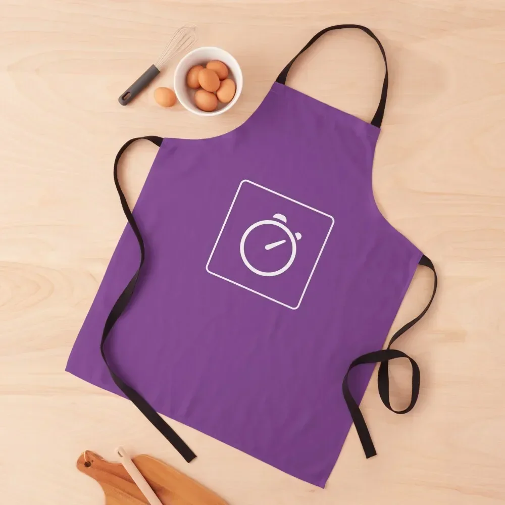 

Fastest Lap Icon Design (Purple BG) Apron christmas 2025 with personal logo Apron