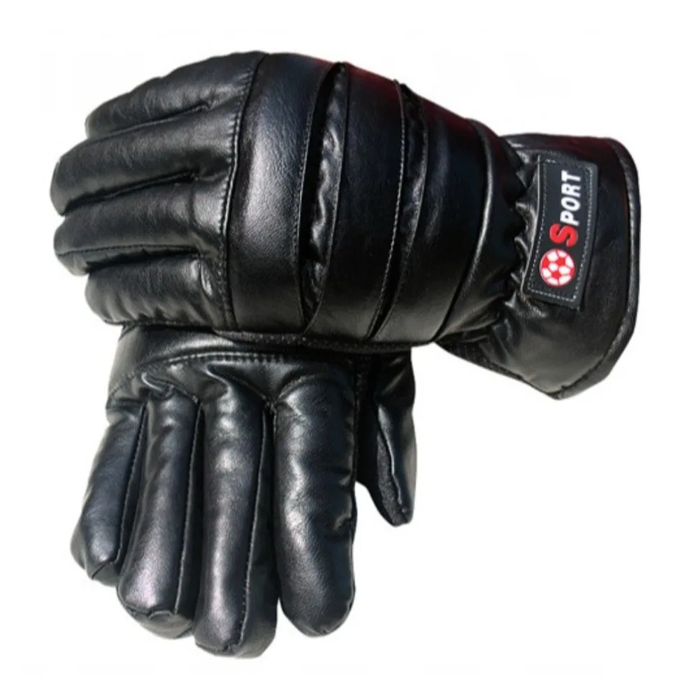 Touchscreen Winter lederen handschoenen Fluweel Warm houden Ruiteruitrusting Handschoenen Volledige vinger Winddicht Rijden Sportwanten Fietsen