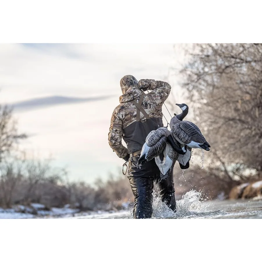 كندا أوزة العائمة الصيد الأفخاخ بواسطة Heyday 100% HydroFoam 4 حزمة فائقة واقعية دائم أوزة الصيد الأفخاخ #5