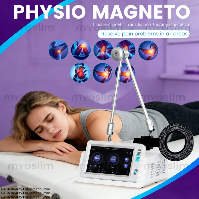 

Профессиональный аппарат для ПЕМФ-терапии EMTT: магнитотерапевтический прибор для снятия боли, лечения спортивных травм, портативное физиотерапевтическое устройство