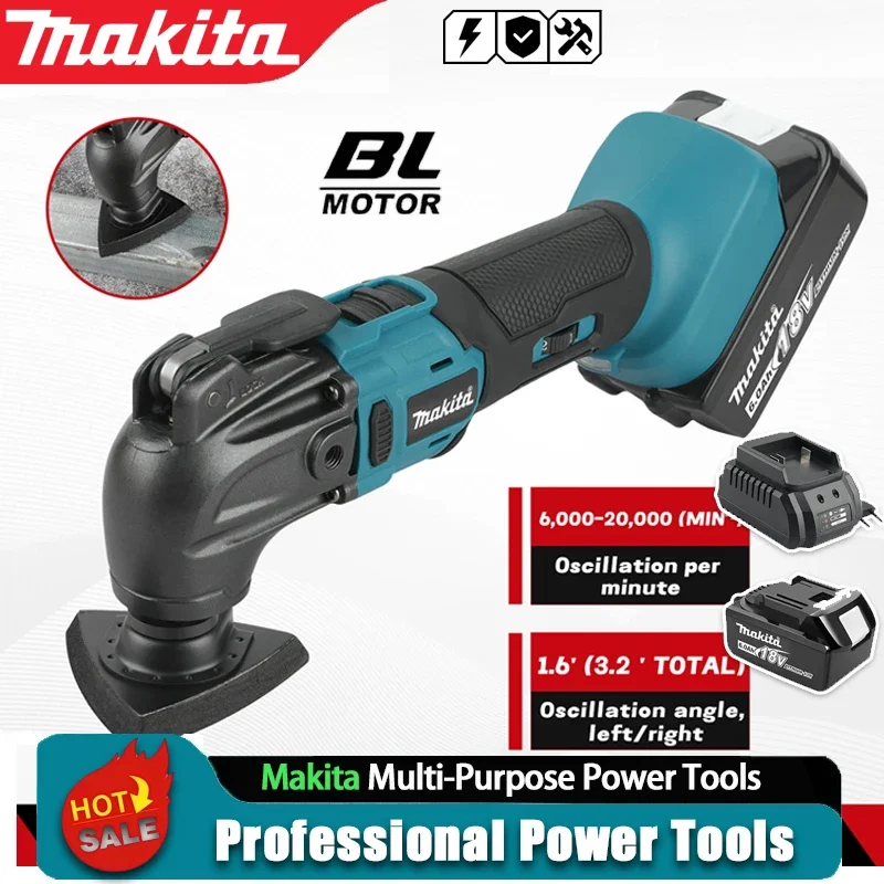 

Makita Brushless Quick Release Oscillating 18V Tool Multi Functional Tool Renovator Electric Trimmer Compatible For MAKITA 18V