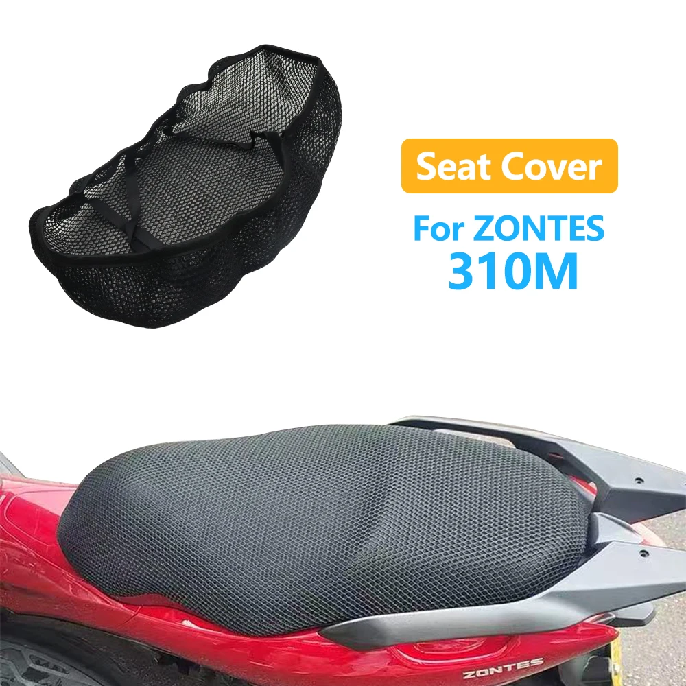 

For ZONTES 310M Motorcycle Accessories 3D Mesh fabric Cushion Breathable Waterproof Protection Seat Cover