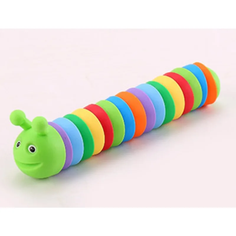 Sensory Fidget Worm Toys Relief Anti-ansia Caterpillar Slug Fidget Toys for Kids rilassante Crawling Slug Toys antistress