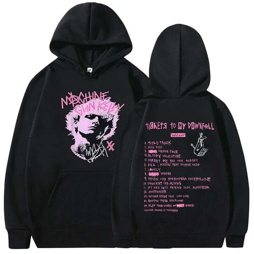 

MGK Machine Gun Kelly Tour Album 2025 Hoody Men Women Clothing Fashion Harajuku Sweatshirt Hip Hop Oversized Long Sleeve Hoodies