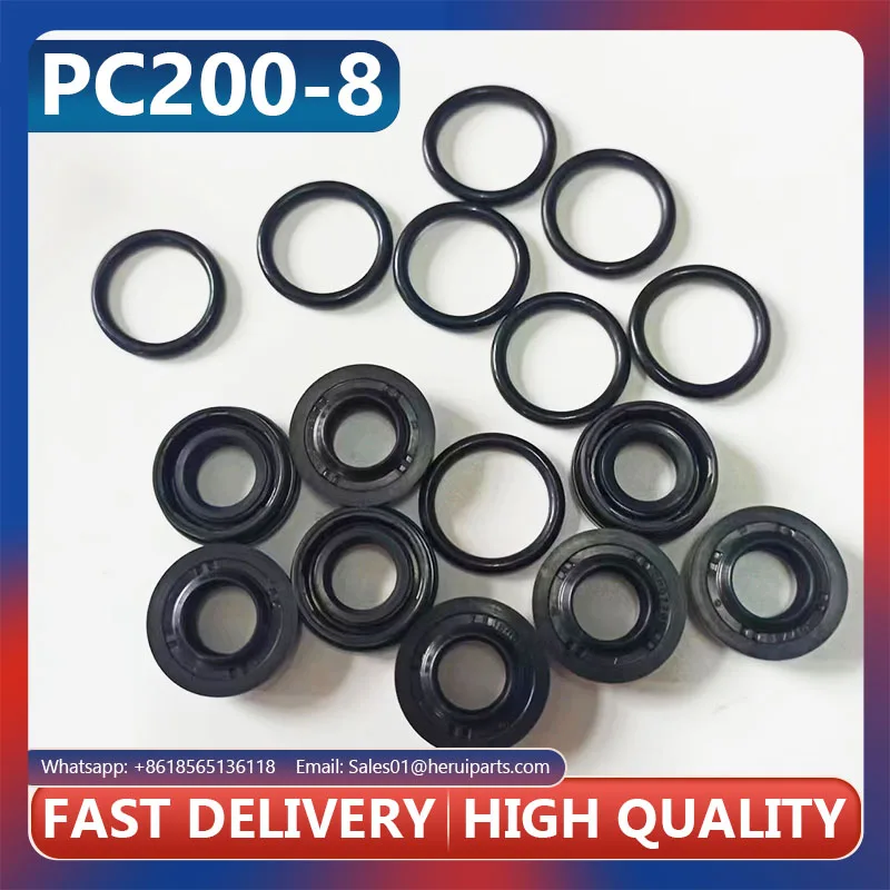 PC200/210/220-7/8 PC300/350-7/8 Joystick Seal Kit for Excavator Pilot Valve Repair Seals